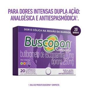 Buscopan Composto Revestido Hypera 20 Comprimidos