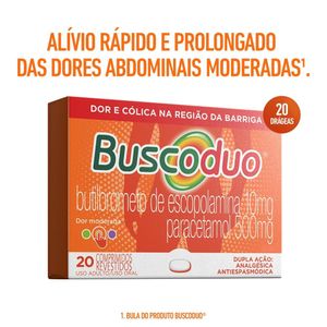 Buscoduo 10mg/500mg 20 Comprimidos Revestidos