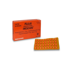 Imescard 10mg/10mg/10mg/30mg 36 Drágeas