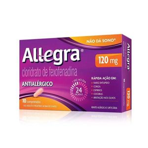 Allegra 120mg 10 Comprimidos Revestidos