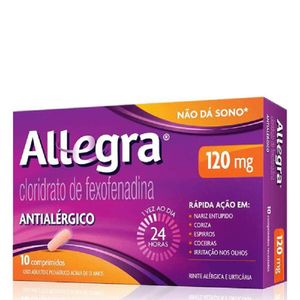 Allegra D 60mg/120mg 10 Comprimidos Revestidos