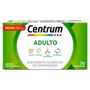 Centrum de A a Zinco 30 Comprimidos