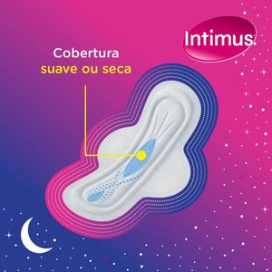 Absorvente Intimus Gel Noturno Seca com Abas 8 Unidades