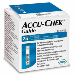 Tira Teste de Glicemia Accu-Chek Guide 25 Unidades