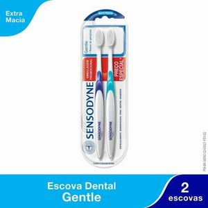 Escova Dental Sensodyne 2 unidades Gentle Extra Macia