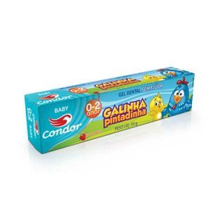 Gel Dental Condor 50g Galinha Pintadinha 3513
