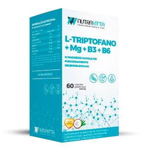 NutraVitta L-Triptofano + Magnésio + Vitaminas 60 Cápsulas Sorocaps