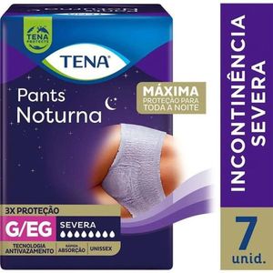 Roupa Íntima Descartável Tena Pants Noturna G/EG 7 Unidades