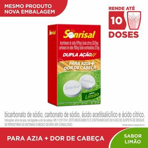 Sonrisal Sabor Limão 10 Comprimidos GSK