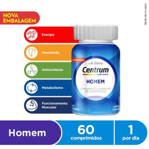 Essentials Homem 60 Comprimidos Centrum Whitehall