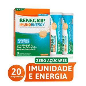 Benegrip Imuno Energy Efervescente Hypera 10 Comprimidos 2 Tubos