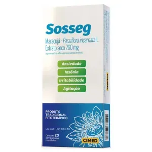 Sosseg 260mg 20 Comprimidos Revestidos