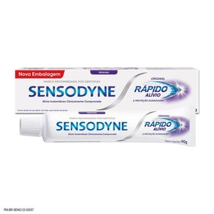 Creme Dental Sensodyne Rápido Alívio 90g