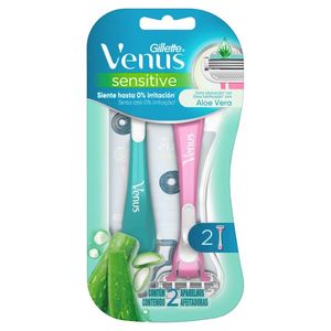 Aparelho Descartável para Depilar Gillette Venus Sensitive 2 Unidades