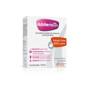 Addera D3 400UI Solução Oral 10ml