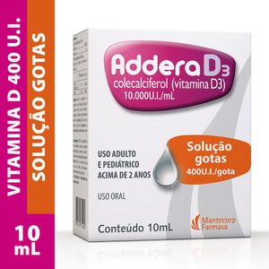 Addera D3 400UI Solução Oral 10ml