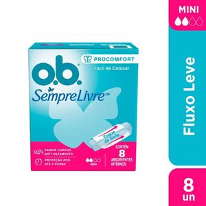 Absorvente Íntimo O B ProConfort Mini 8 Unidades