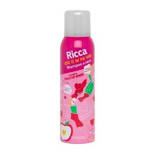 Shampoo a Seco Ricca Maçã do Amor Sweet 150ml