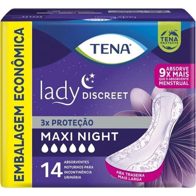 absorvente-tena-para-incontinencia-urinaria-lady-discreet-maxi-night-14-unidades-10025583