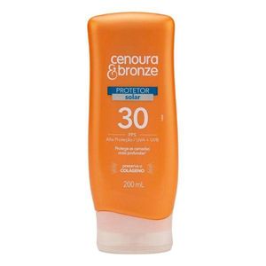 Protetor Solar Cenoura & Bronze Facial FPS30 50g + Protetor FPS30 200ml