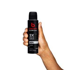 Desodorante Clinical Clean Antitranspirante Aerossol Bozzano Masculino 150ml