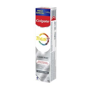 Creme Dental Colgate Total 12 Clean Mint 140g - 2 Unidades