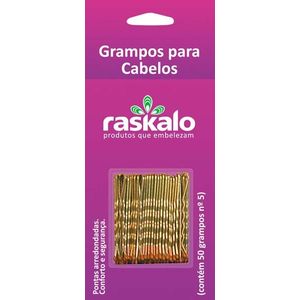 Grampo para cabelo Raskalo 50 unidades Loiro N°5