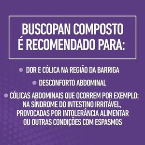 Buscopan Composto 10mg + 250mg 4 Comprimidos Revestidos