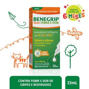 Benegrip Multi Gotas para Febre e Dor Hypera 15ml