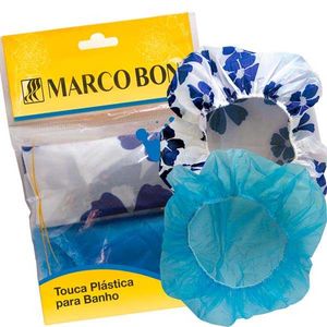Touca de Plástico para Banho Marco Boni c/ 2 Unidades - 8464