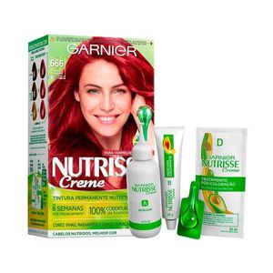 Coloração Nutrisse Kit 666 Rubi/Pimenta Malagueta