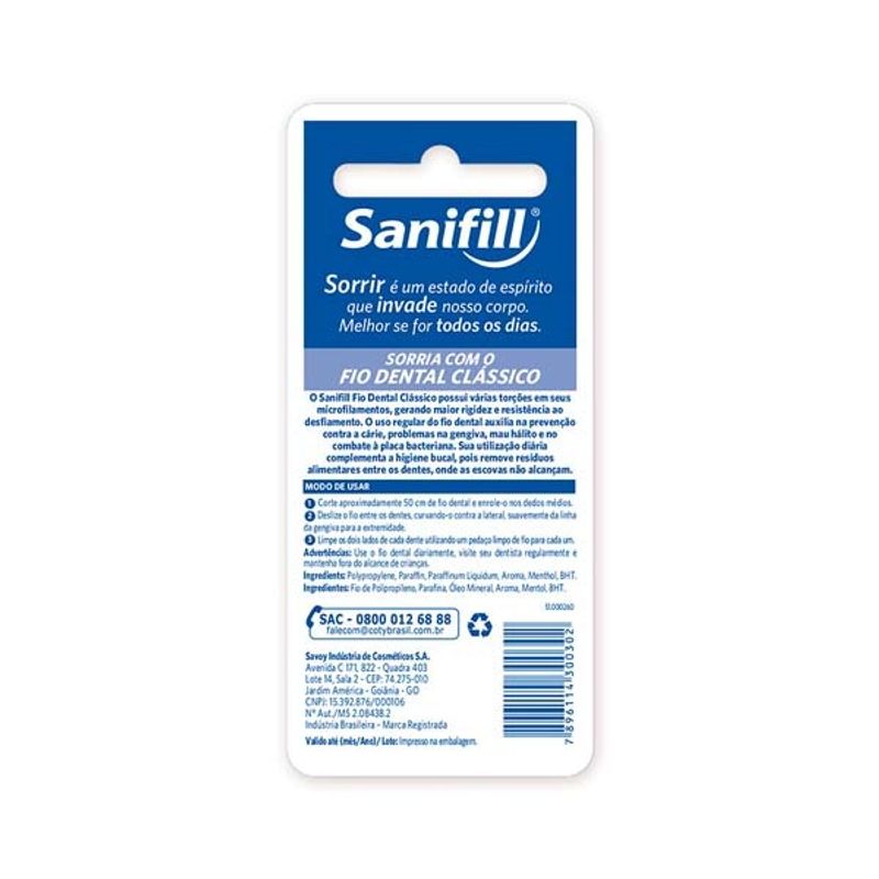 fio-dental-sanifill-classico-menta-125-metros-leve-125m-pague-100m-1006516