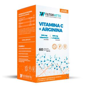 Polivitamínico Nutra Vitta Vitamina C 1g com Arginina Sorocaps 60Cápsulas
