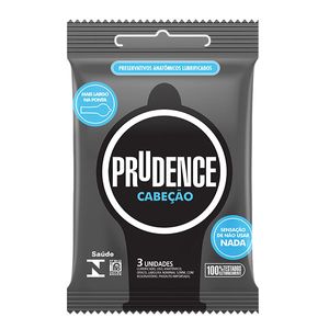 Preservativo Prudence Cabeção 3 Unidades