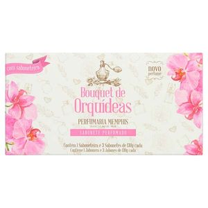 Kit Alma de Flores 390g 3 Sabonetes Alma de Mulher