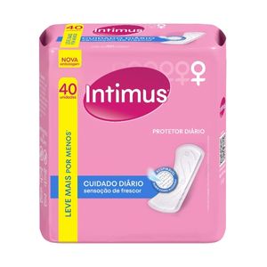 Absorvente Intimus Days sem Perfume Sem Abas 40 Unidades