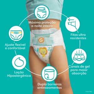 Fralda Pampers ConfortSec Mega XG 34 Unidades