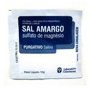 Sal Amargo Purificado Avulso 15g