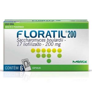 Floratil 200mg Adulto 6 Cápsulas