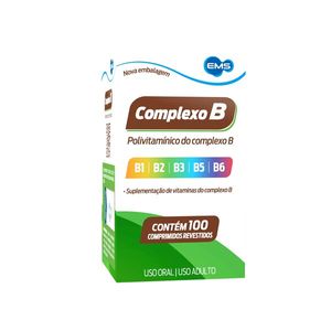 Complexo B 100 Comprimidos Revestidos