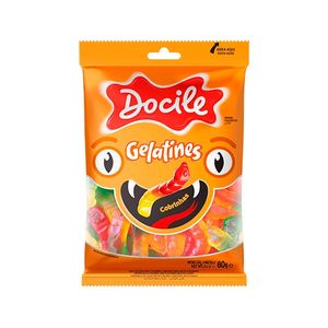 Gelatinas Docile Cobrinhas 80g