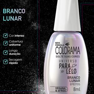 Esmalte Colorama Universo Branco Lunar 8ml