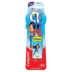 Escova Dental Infantil Colgate Justice League 2 Unidades Extra Macia