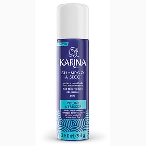 Shampoo Seco Karina Volume e Frescor 150ml