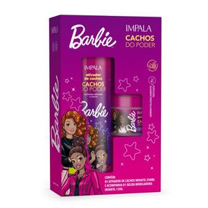 Kit Impala Barbie Ativador Cachos 250ml + Geleia Modeladora 120g