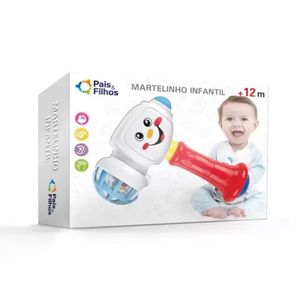 Chocalho Martelinho Infantil Pais E Filhos