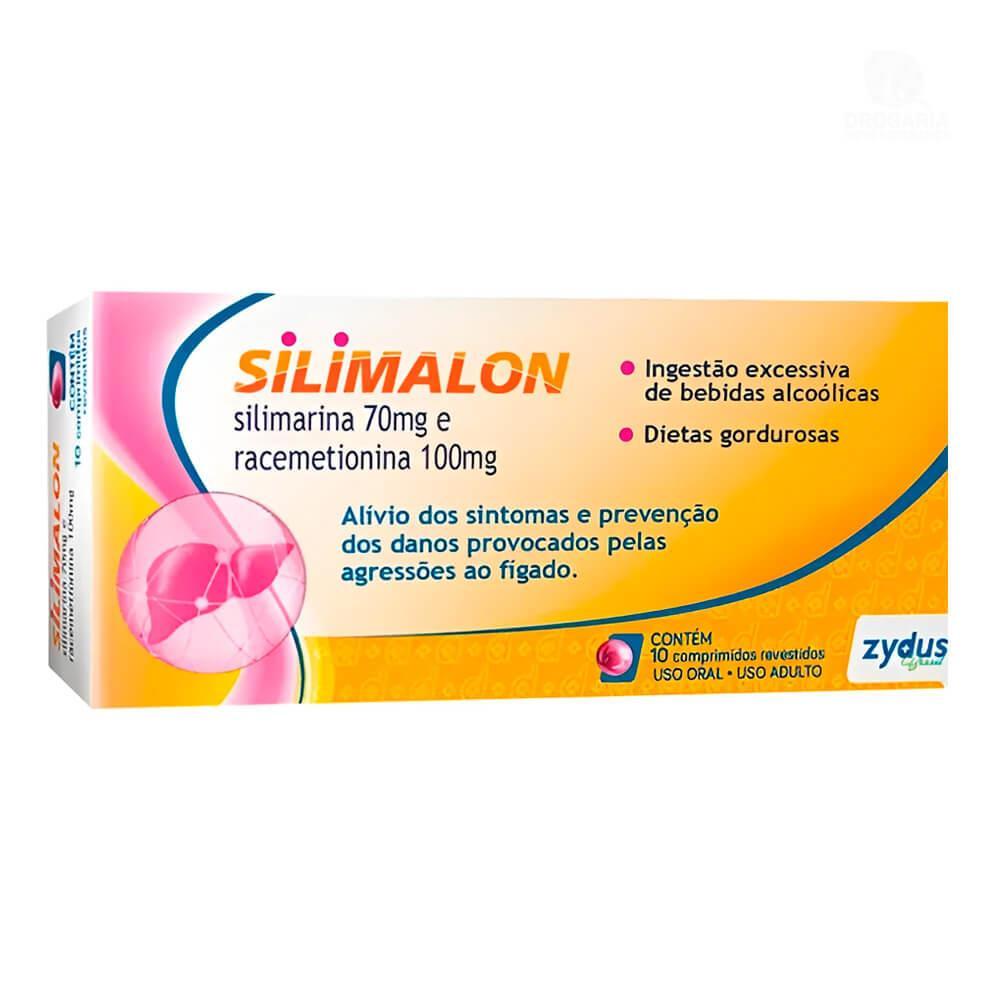 Silimalon 70 + 100mg 10 Comprimidos Rev Zydus - Farmácia São João