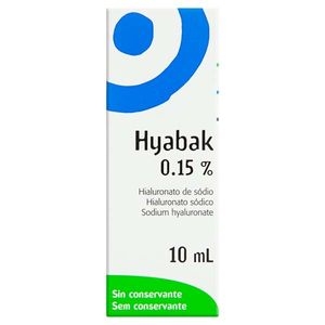 Hyabak Solução Oftálmica 10ml