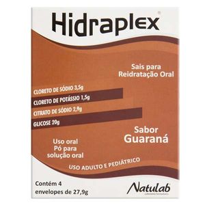 Hidraplex Guaraná Pó para Solução Oral 4 Envelopes de 27,9g