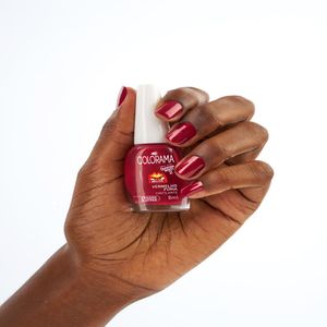 Esmalte Vermelho Fúria Cintilante Divertidamente 2 Colorama 8ml